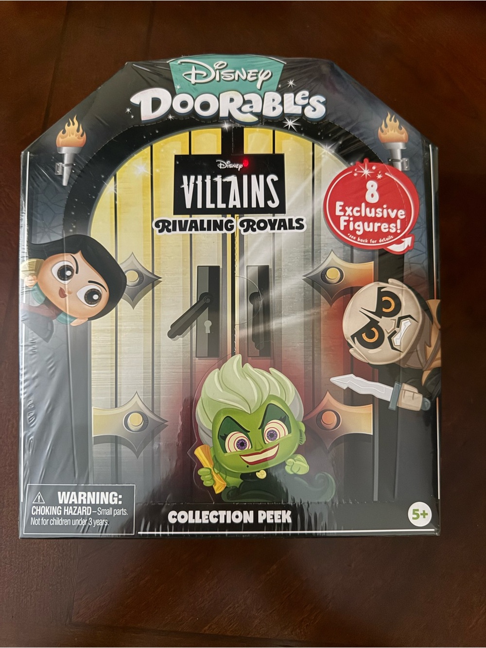 Disney Doorables Villains Rivaling Royals Collectible Toy - Green, Black, Yellow